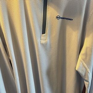 Vineyard Vines NANTUCKET ISLAND  Gray Lightweight Shirt Jacket